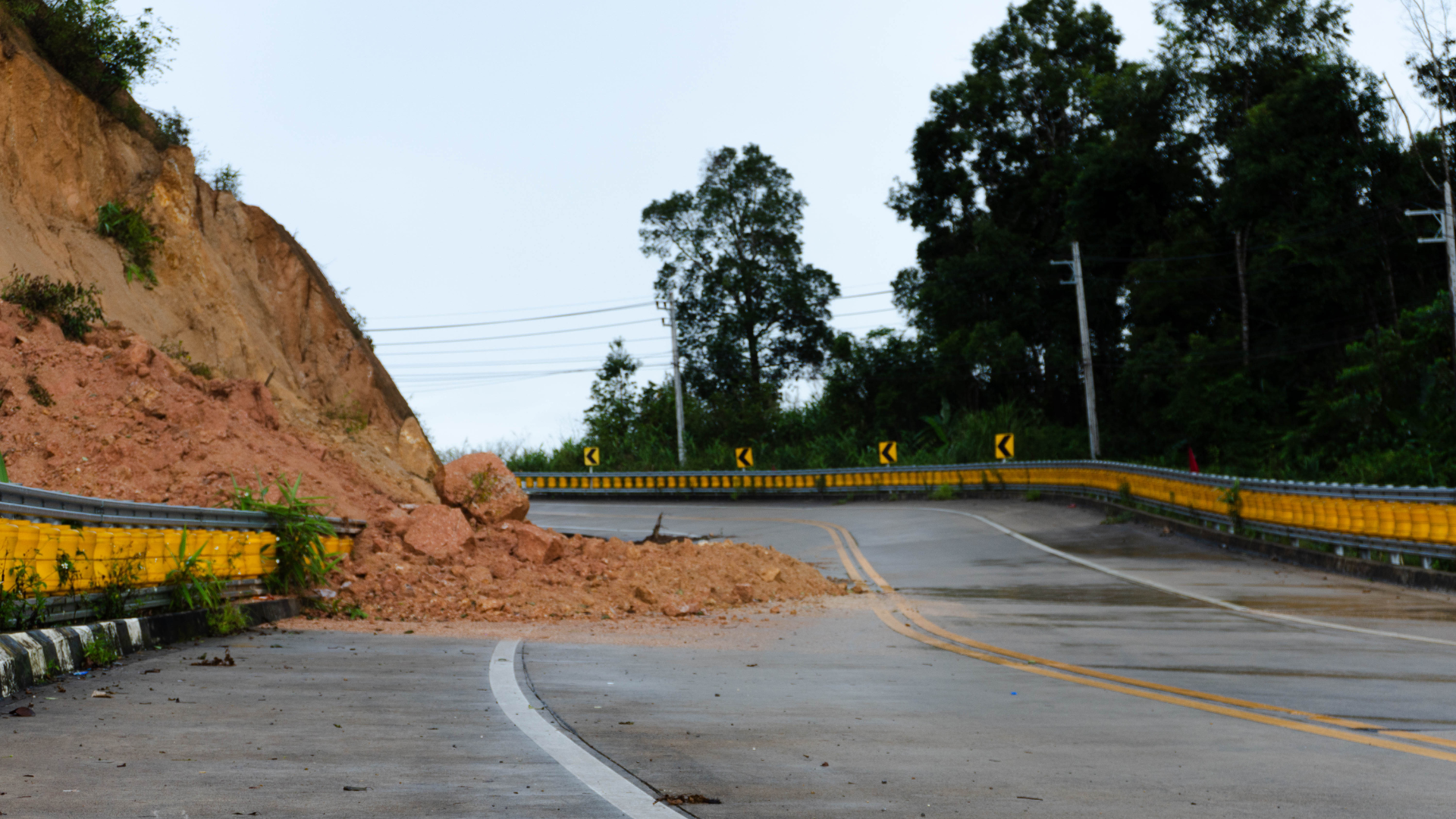 Falling Boulder Creates San Bernardino County Car Crash